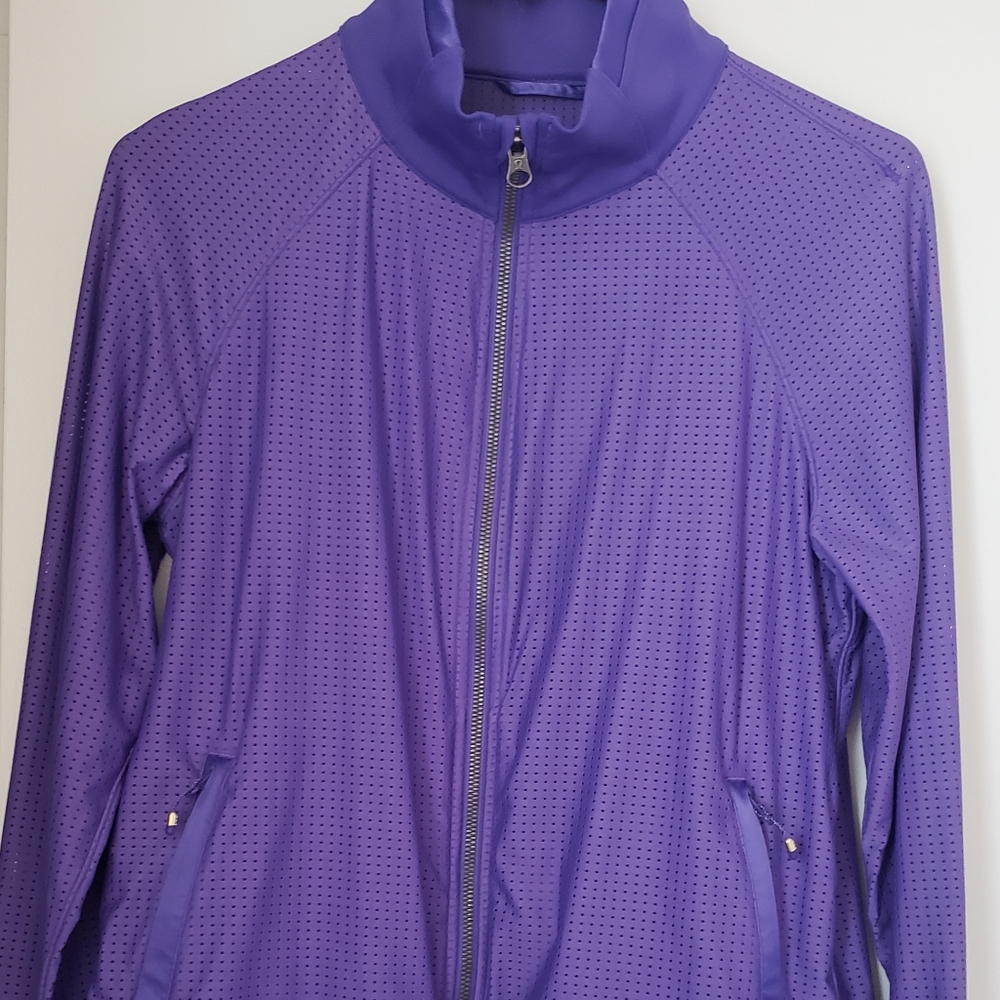 Purple Lightweight Lululemon Vented Jacket
